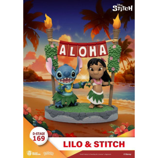 Beast Kingdom Disney Lilo & Stitch - Aloha Stitch - D-Stage