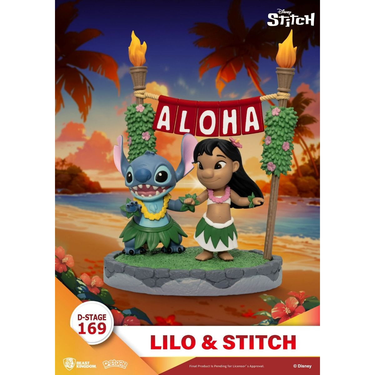 Beast Kingdom Disney Lilo & Stitch - Aloha Stitch - D-Stage