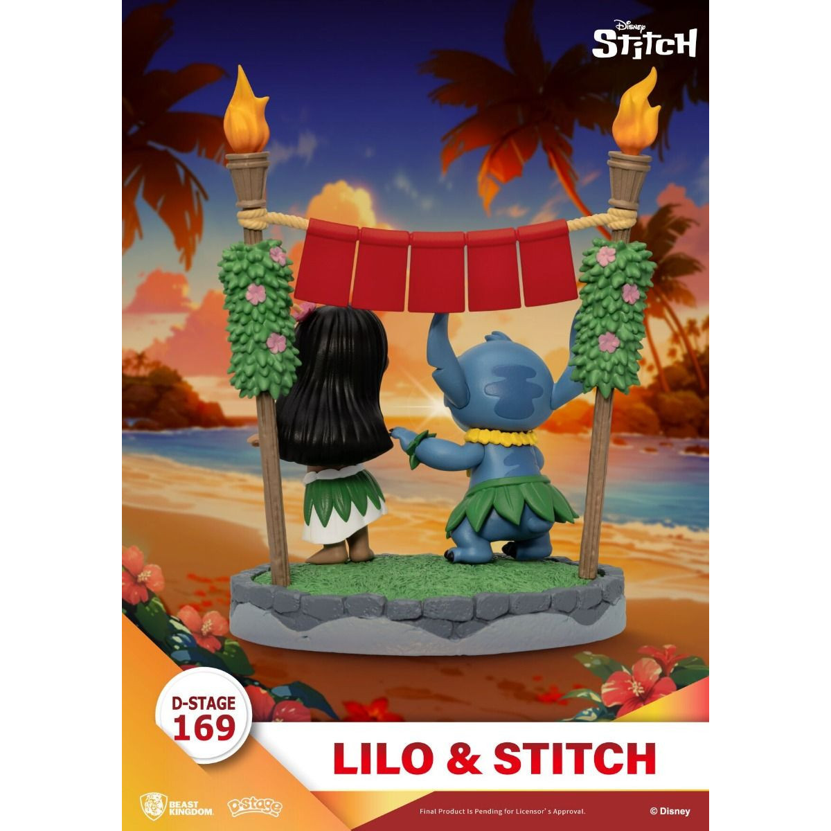 Beast Kingdom Disney Lilo & Stitch - Aloha Stitch - D-Stage