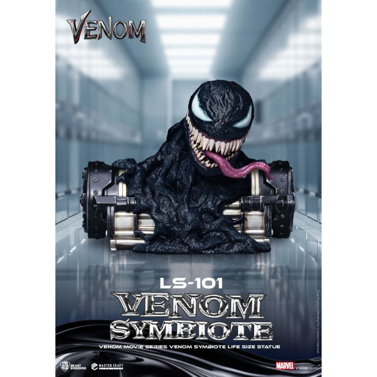 Beast Kingdom - Venom Movie Series - Venom Simbionte Estatua tamaño real