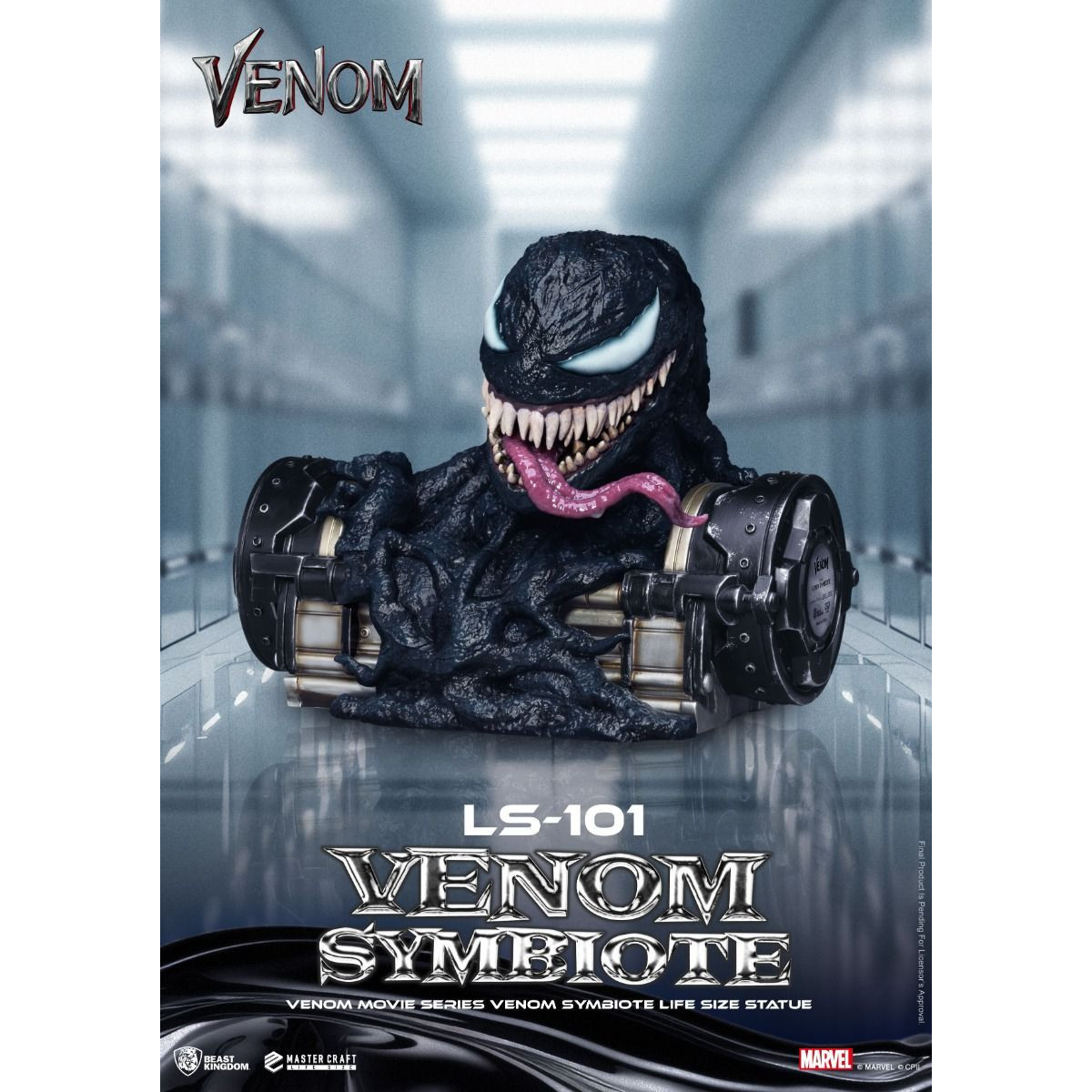 Beast Kingdom - Venom Movie Series - Venom Simbionte Estatua tamaño real