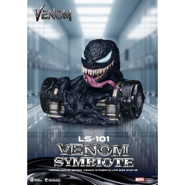 Beast Kingdom - Venom Movie Series - Venom Simbionte Estatua tamaño real