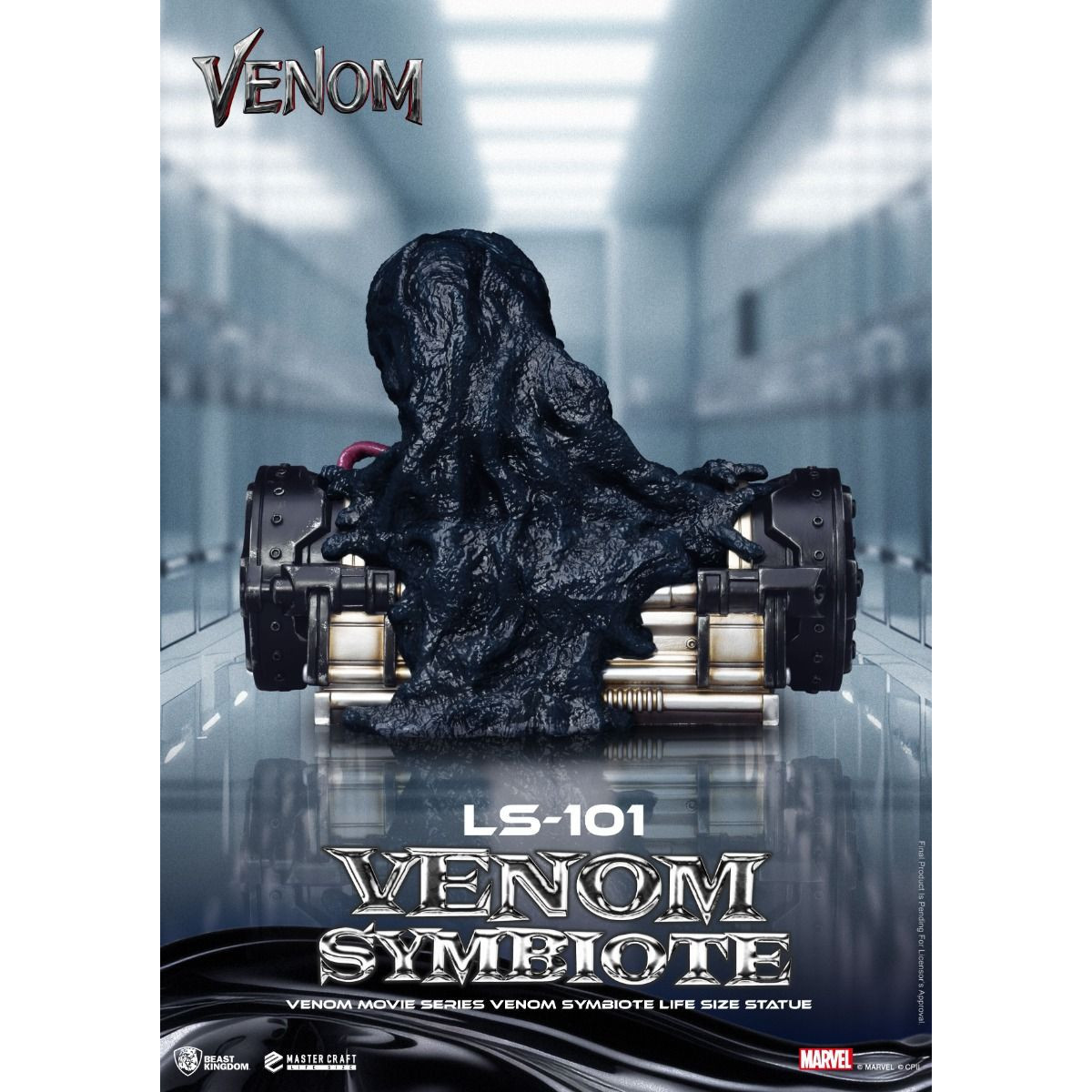 Beast Kingdom - Venom Movie Series - Venom Simbionte Estatua tamaño real