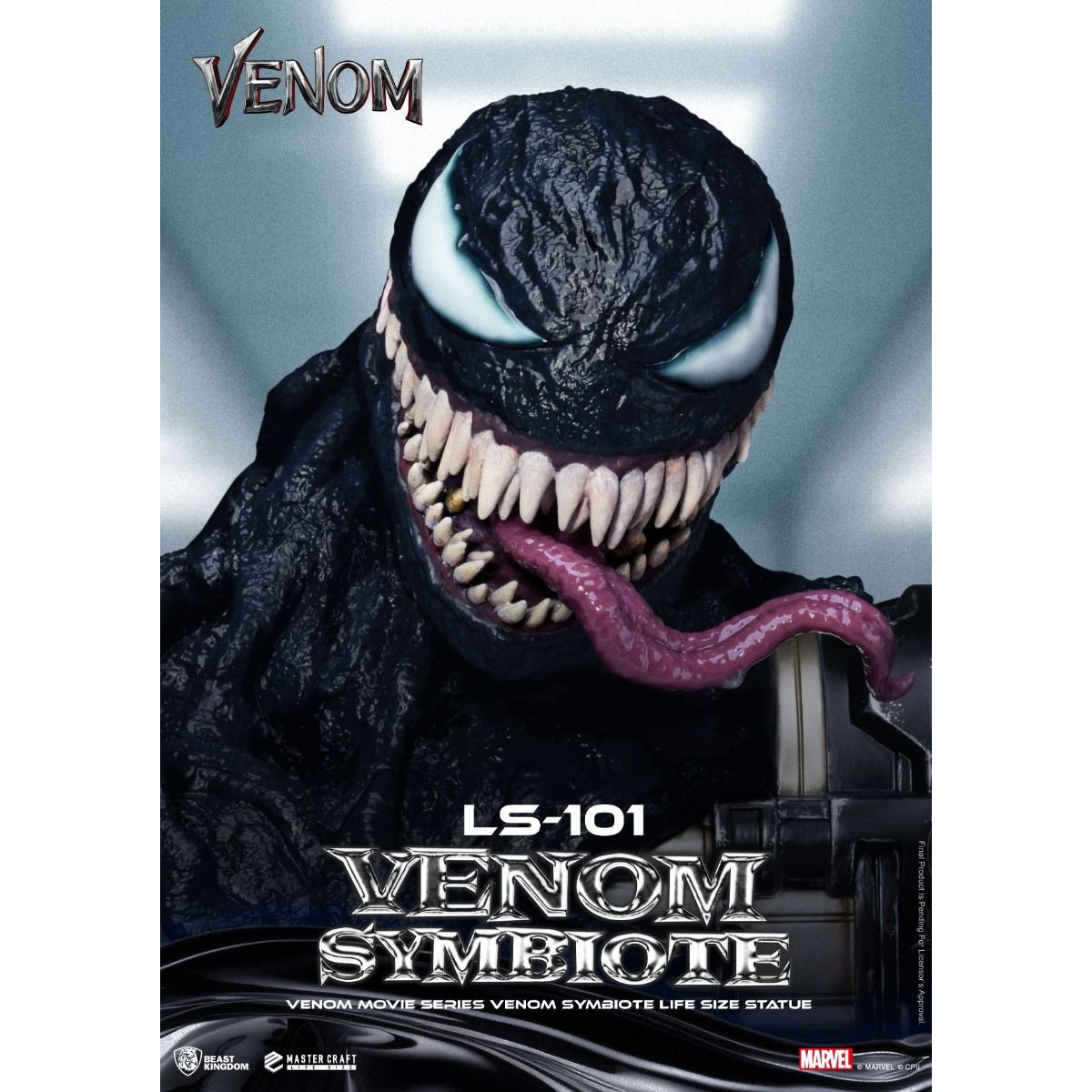 Beast Kingdom - Venom Movie Series - Venom Simbionte Estatua tamaño real