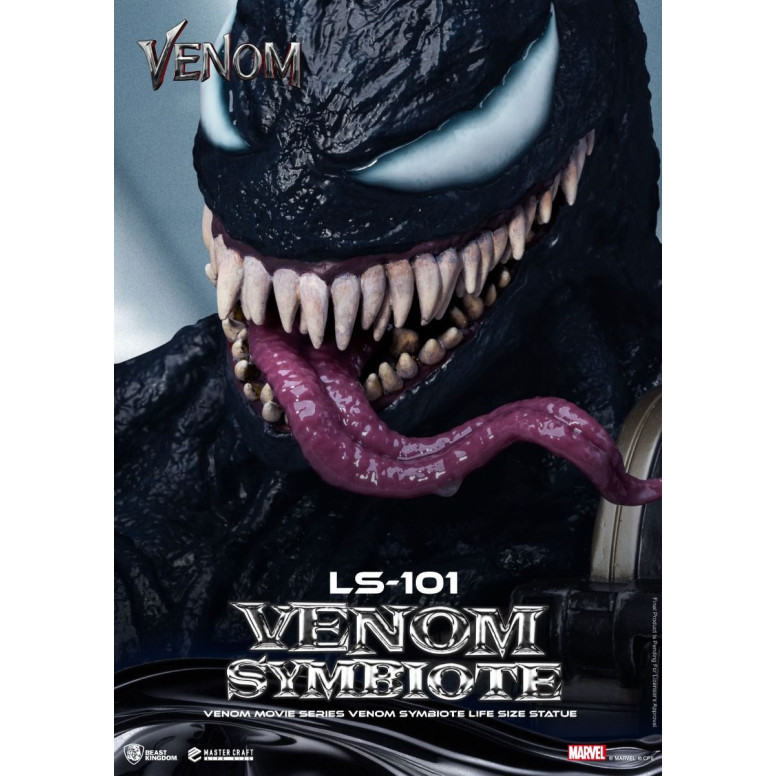 Beast Kingdom - Venom Movie Series - Venom Simbionte Estatua tamaño real