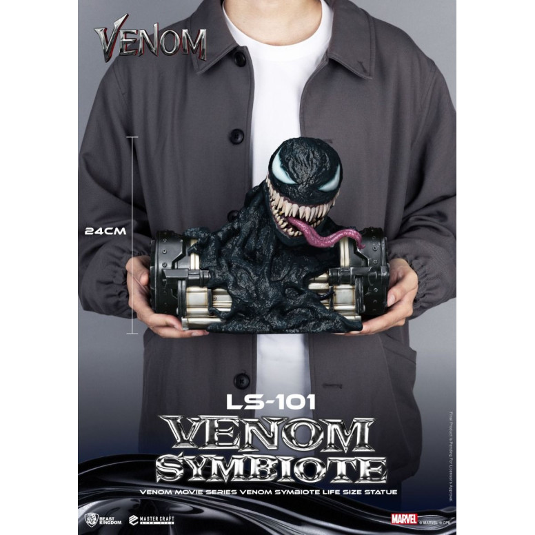 Beast Kingdom - Venom Movie Series - Venom Simbionte Estatua tamaño real