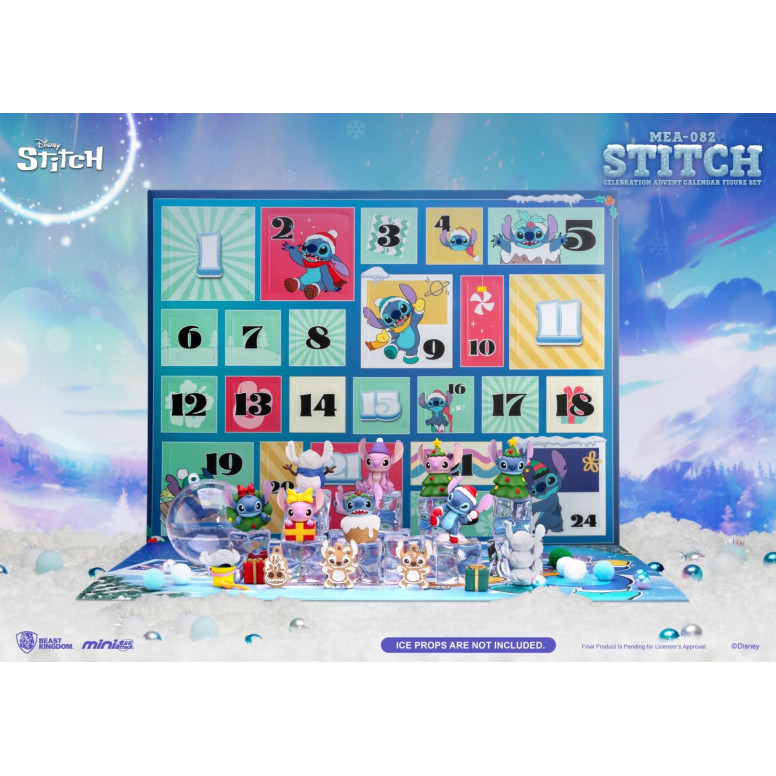 Beast Kingdom - Mini Egg Attack - Lilo & Stitch - Stitch Celebration Advent Calendar Figure Set (Cookie)