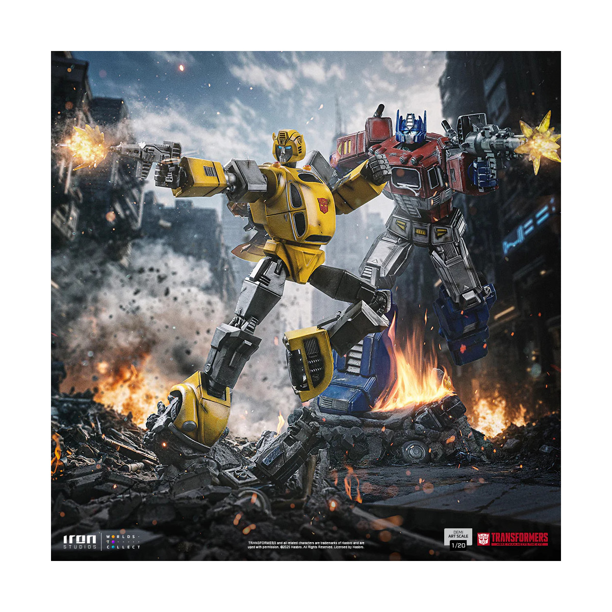 Iron Studios - Transformers - Bumblebee Demi Art Escala 1/20