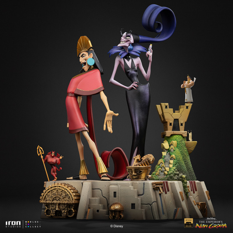 Iron Studios Disney - Kuzko & Yzma Deluxe Art Scale 1/10 - The Emperor's New Groove