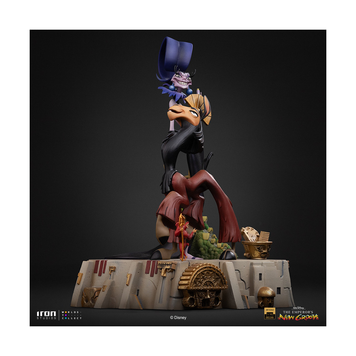Iron Studios Disney - Kuzko & Yzma Deluxe Art Scale 1/10 - The Emperor's New Groove