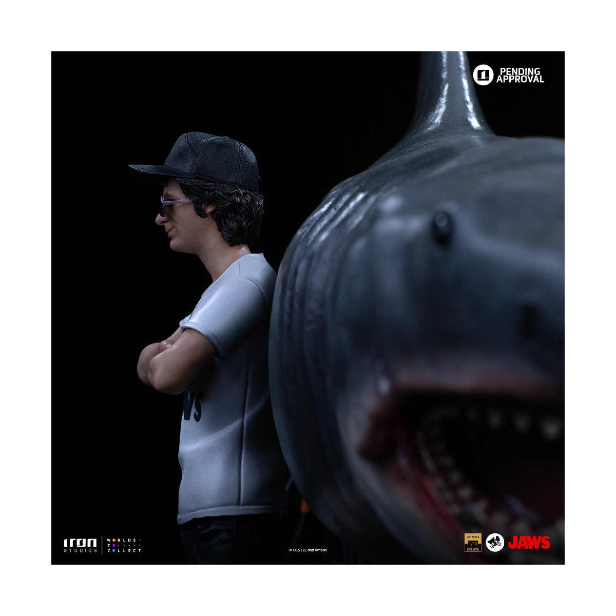 Iron Studios - JAWS - Steven Spielberg (Jaws 50th Anniversary) Deluxe Art Scale1/10 - Tiburón