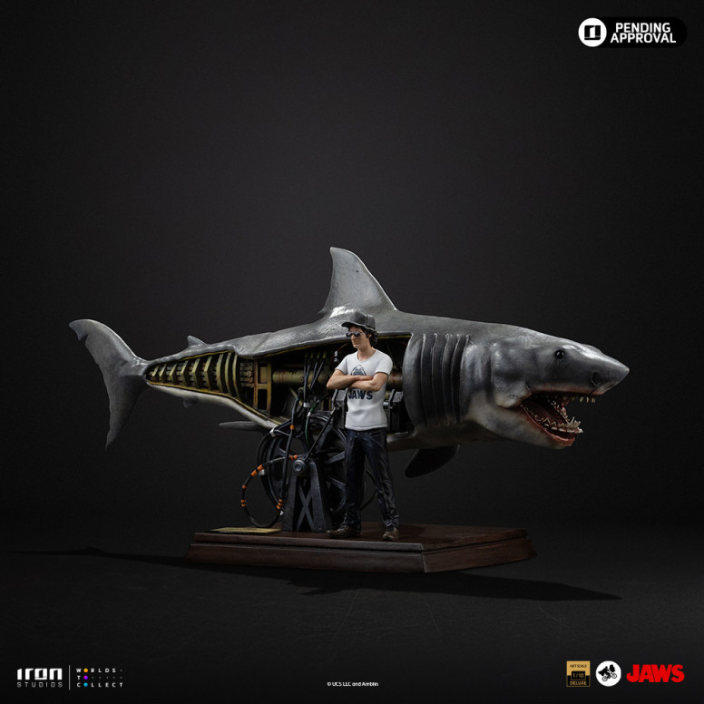 Iron Studios - JAWS - Steven Spielberg (Jaws 50th Anniversary) Deluxe Art Scale1/10 - Tiburón
