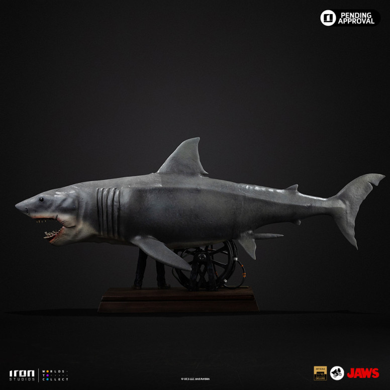 Iron Studios - JAWS - Steven Spielberg (Jaws 50th Anniversary) Deluxe Art Scale1/10 - Tiburón