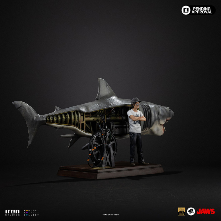 Iron Studios - JAWS - Steven Spielberg (Jaws 50th Anniversary) Deluxe Art Scale1/10 - Tiburón