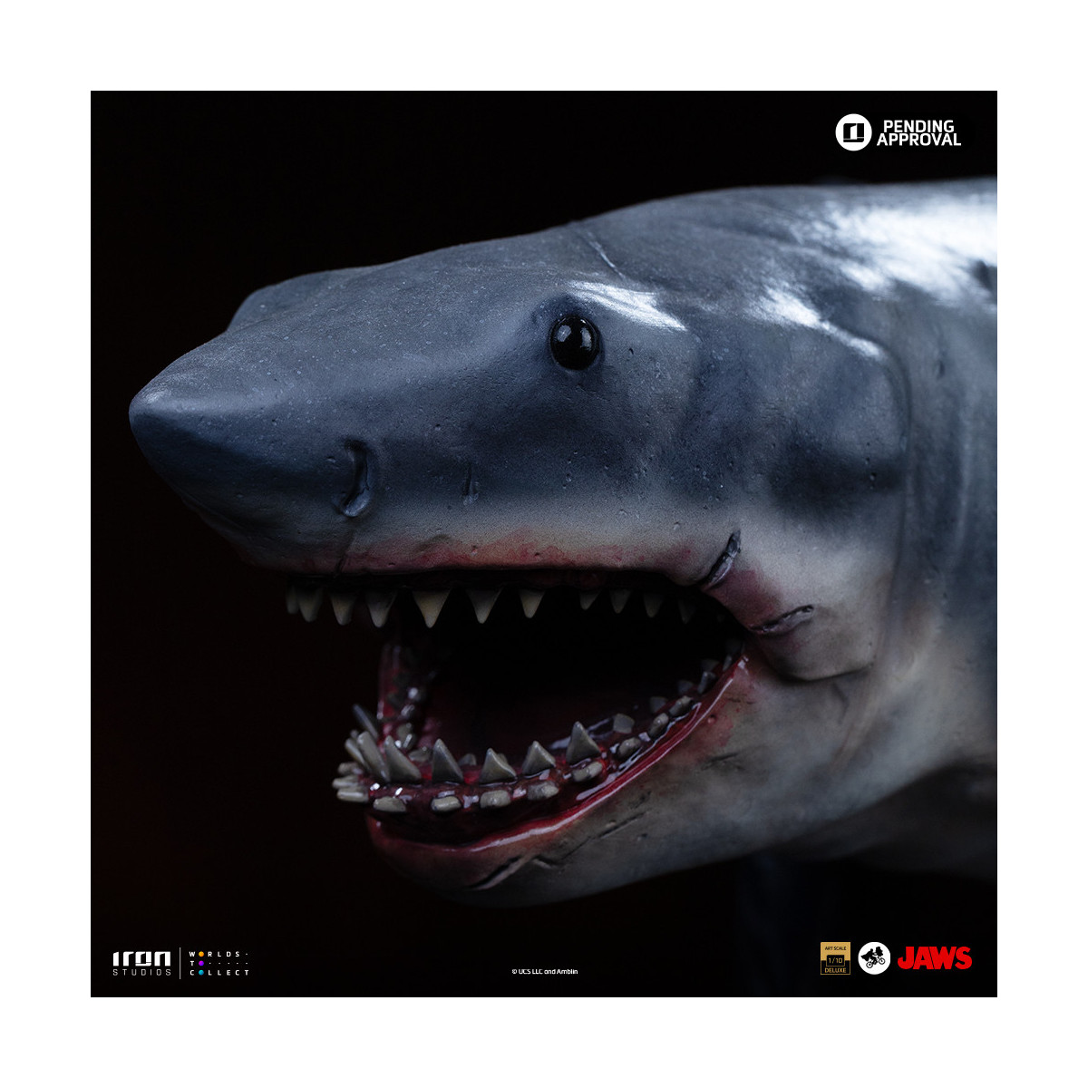 Iron Studios - JAWS - Steven Spielberg (Jaws 50th Anniversary) Deluxe Art Scale1/10 - Tiburón