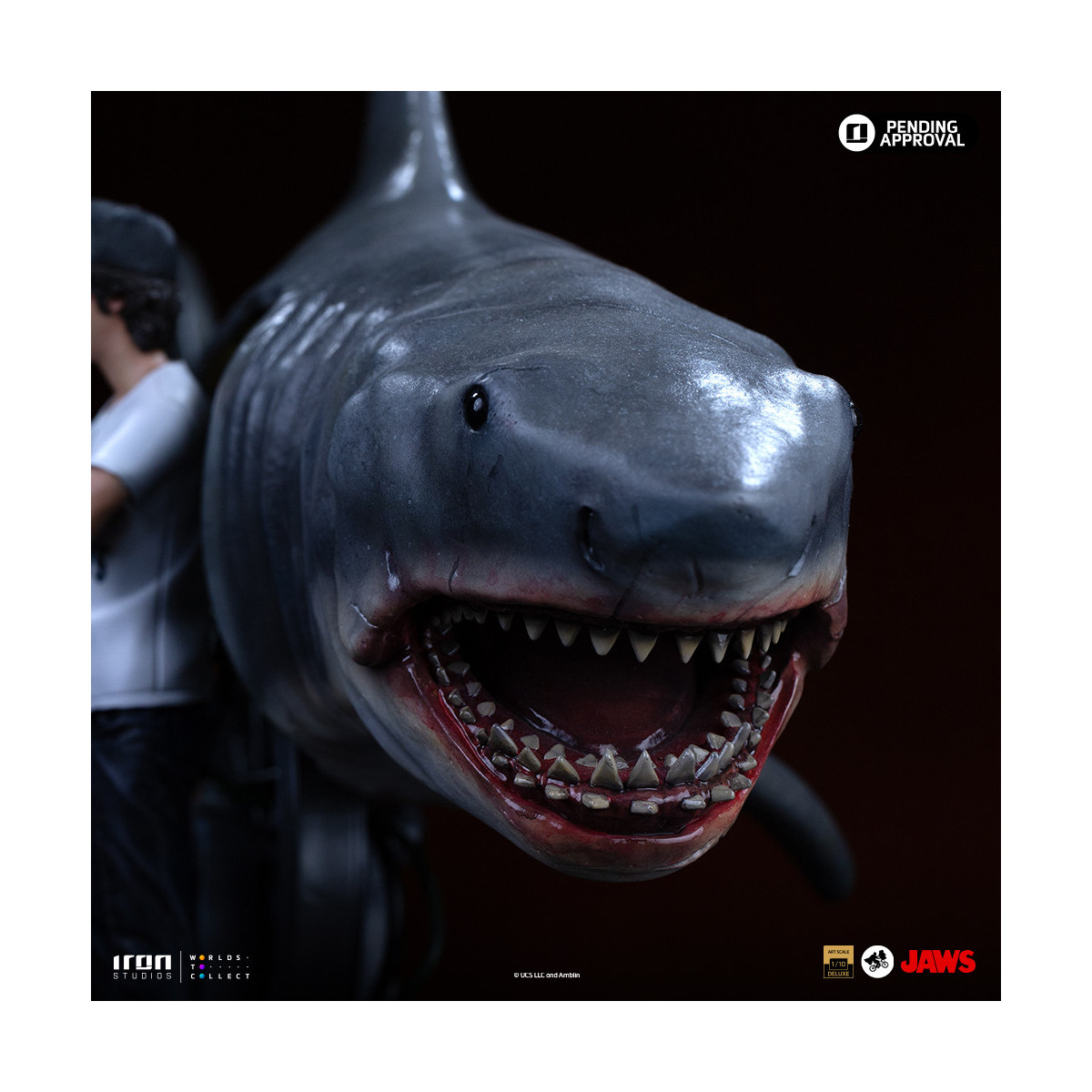 Iron Studios - JAWS - Steven Spielberg (Jaws 50th Anniversary) Deluxe Art Scale1/10 - Tiburón
