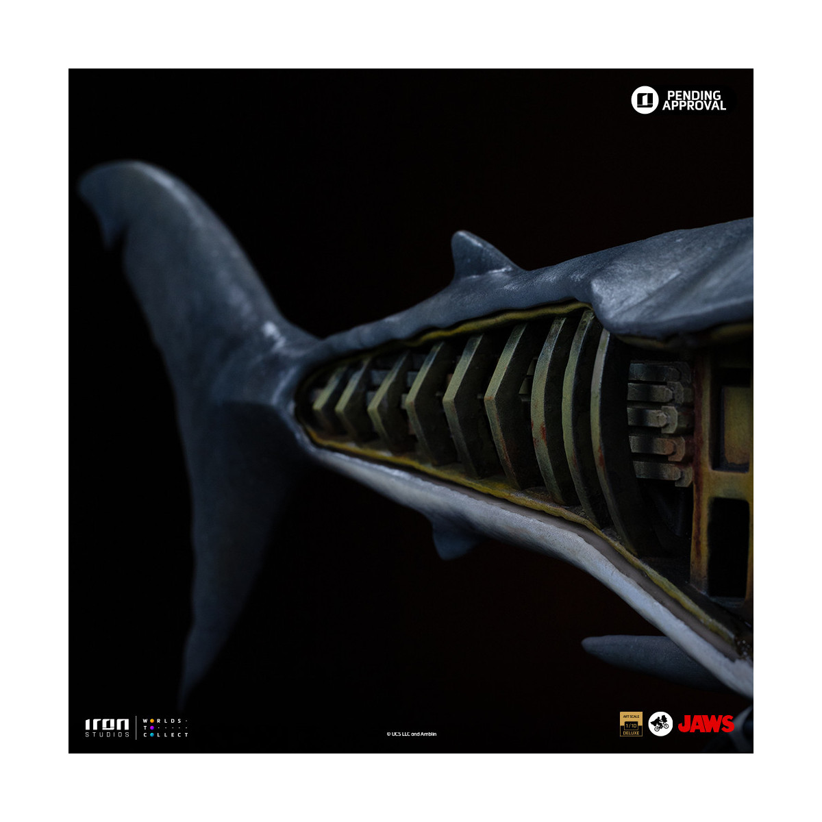 Iron Studios - JAWS - Steven Spielberg (Jaws 50th Anniversary) Deluxe Art Scale1/10 - Tiburón