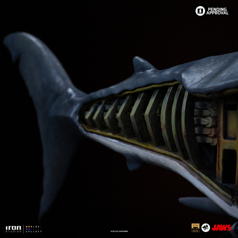 Iron Studios - JAWS - Steven Spielberg (Jaws 50th Anniversary) Deluxe Art Scale1/10 - Tiburón
