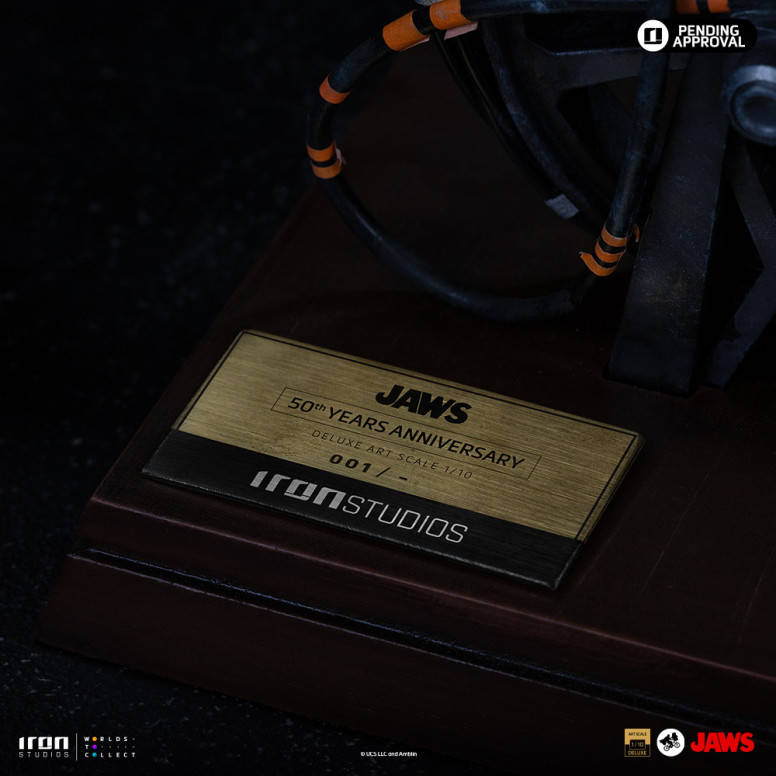 Iron Studios - JAWS - Steven Spielberg (Jaws 50th Anniversary) Deluxe Art Scale1/10 - Tiburón