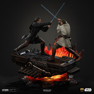 Iron Studios Star Wars - Anakin vs Obi-wan Deluxe Art Escala 1/10 - Episodio 3