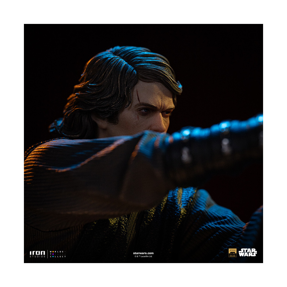 Iron Studios Star Wars - Anakin vs Obi-wan Deluxe Art Escala 1/10 - Episodio 3