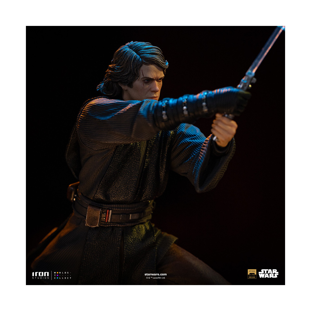 Iron Studios Star Wars - Anakin vs Obi-wan Deluxe Art Escala 1/10 - Episodio 3