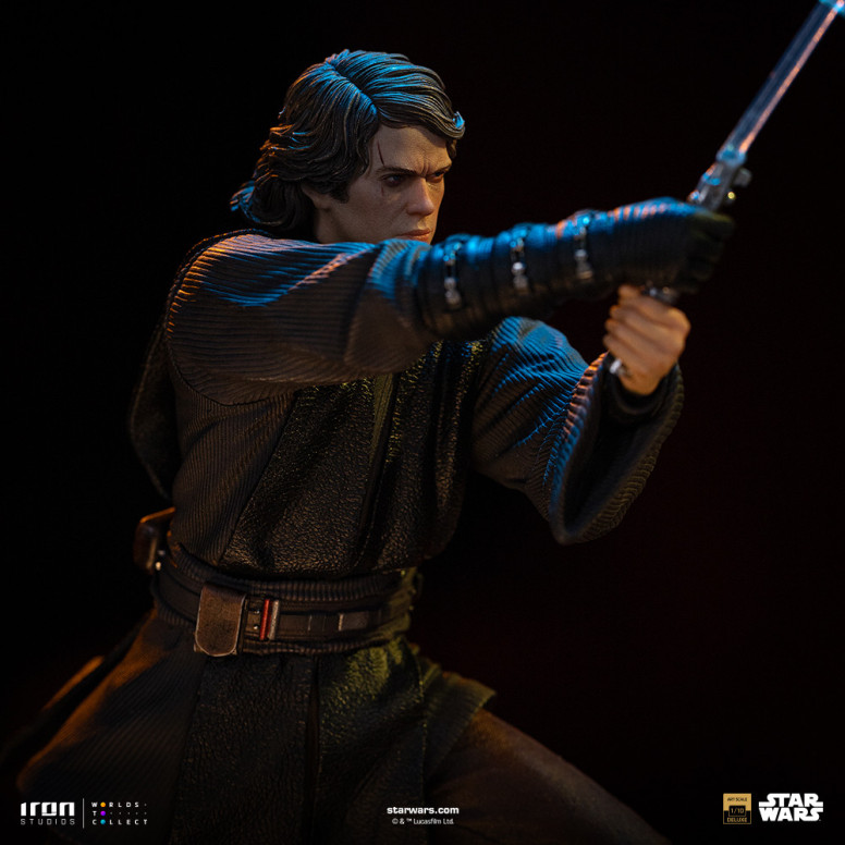 Iron Studios Star Wars - Anakin vs Obi-wan Deluxe Art Escala 1/10 - Episodio 3
