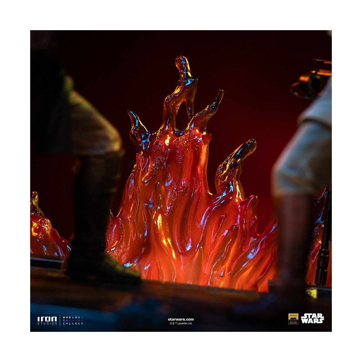 Iron Studios Star Wars - Anakin vs Obi-wan Deluxe Art Escala 1/10 - Episodio 3