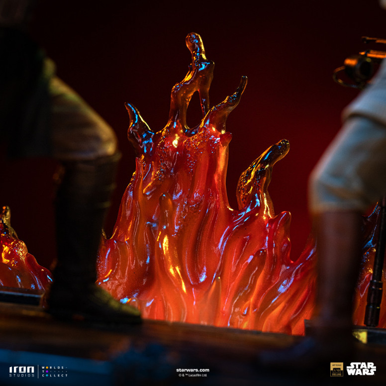 Iron Studios Star Wars - Anakin vs Obi-wan Deluxe Art Escala 1/10 - Episodio 3