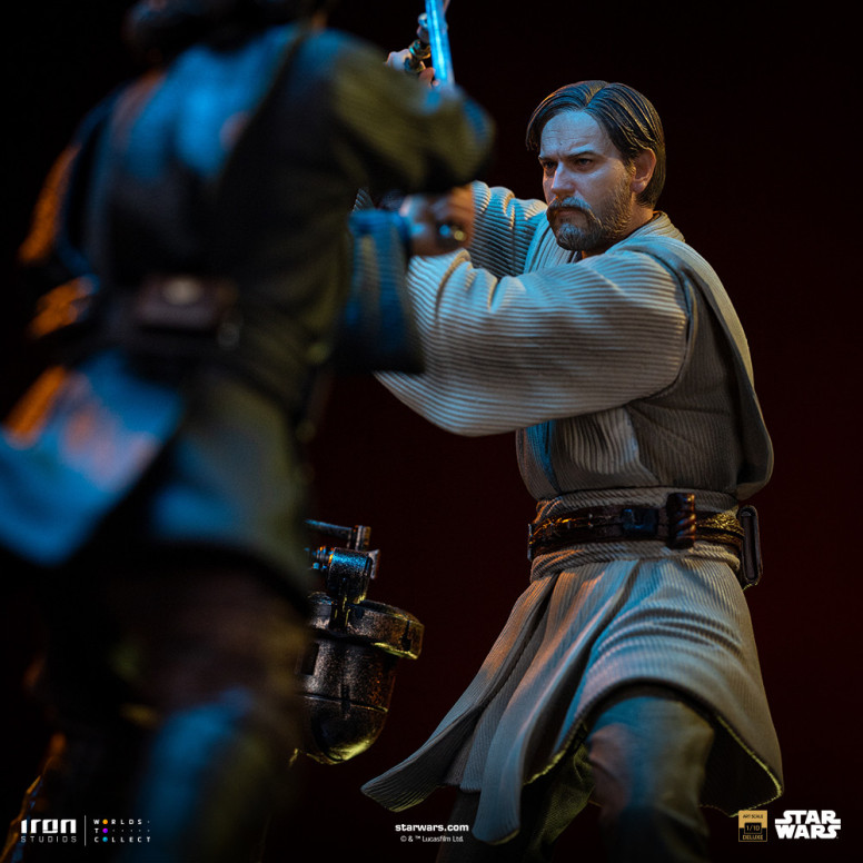 Iron Studios Star Wars - Anakin vs Obi-wan Deluxe Art Escala 1/10 - Episodio 3