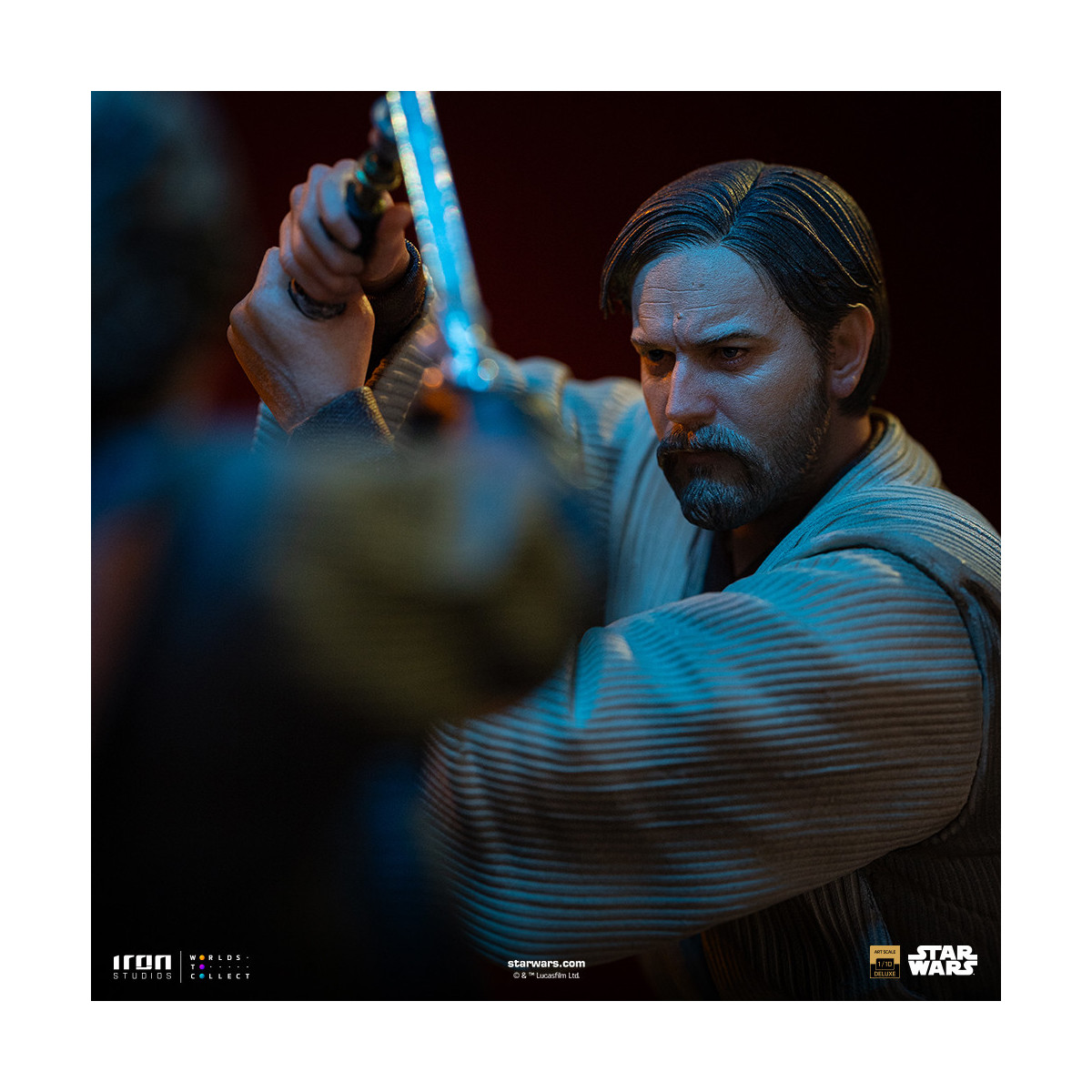 Iron Studios Star Wars - Anakin vs Obi-wan Deluxe Art Escala 1/10 - Episodio 3