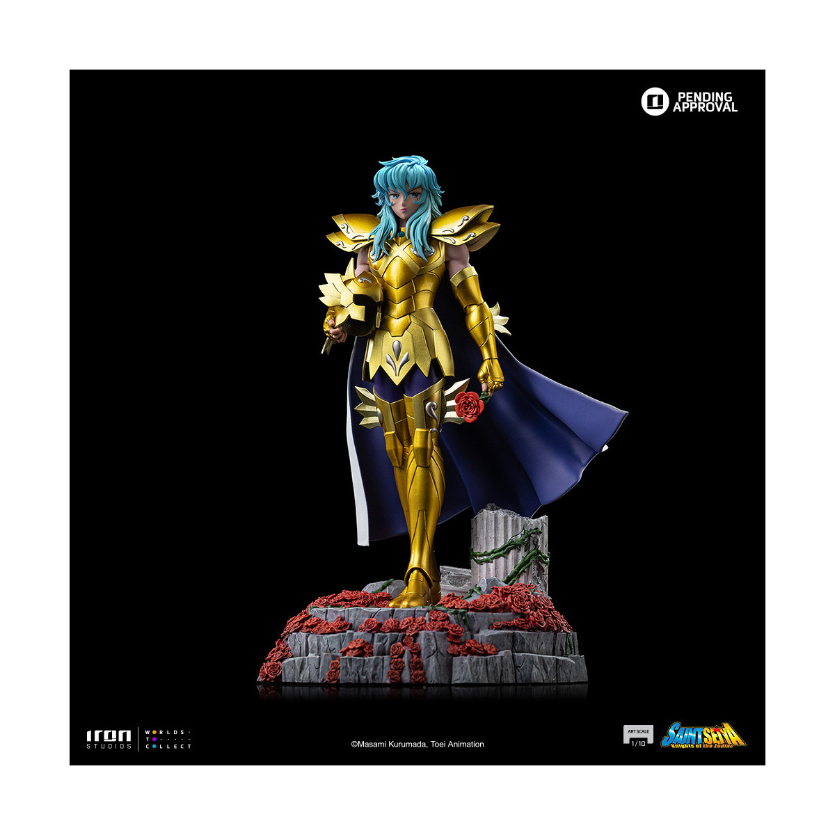 Iron Studios - Saint Seiya - Piscis Afrodita Arte Escala 1/10 - Caballeros del Zodiaco