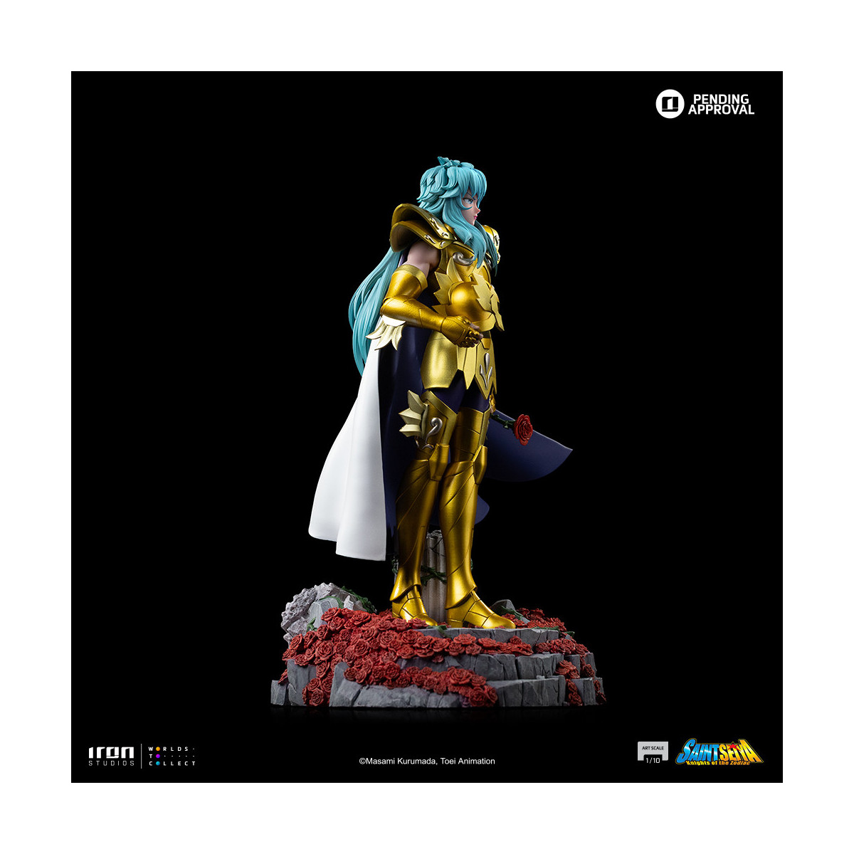Iron Studios - Saint Seiya - Piscis Afrodita Arte Escala 1/10 - Caballeros del Zodiaco