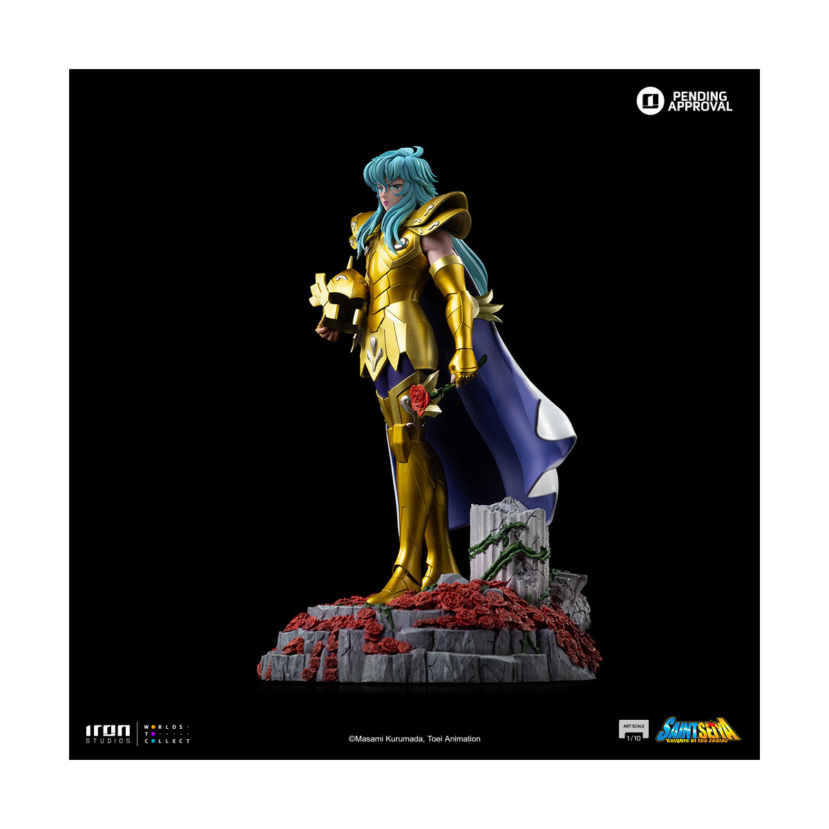 Iron Studios - Saint Seiya - Piscis Afrodita Arte Escala 1/10 - Caballeros del Zodiaco