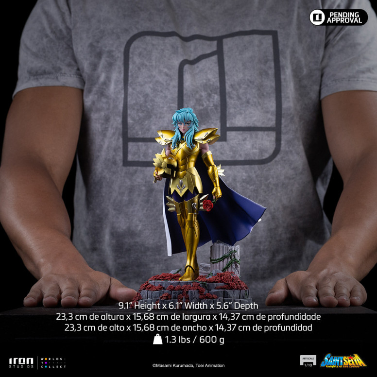Iron Studios - Saint Seiya - Piscis Afrodita Arte Escala 1/10 - Caballeros del Zodiaco
