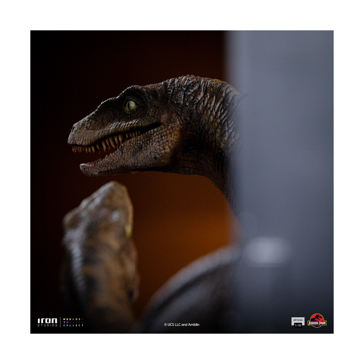 Iron Studios - Rapaces a las puertas de la cocina - Jurassic Park 1/10 Bds Art Scale