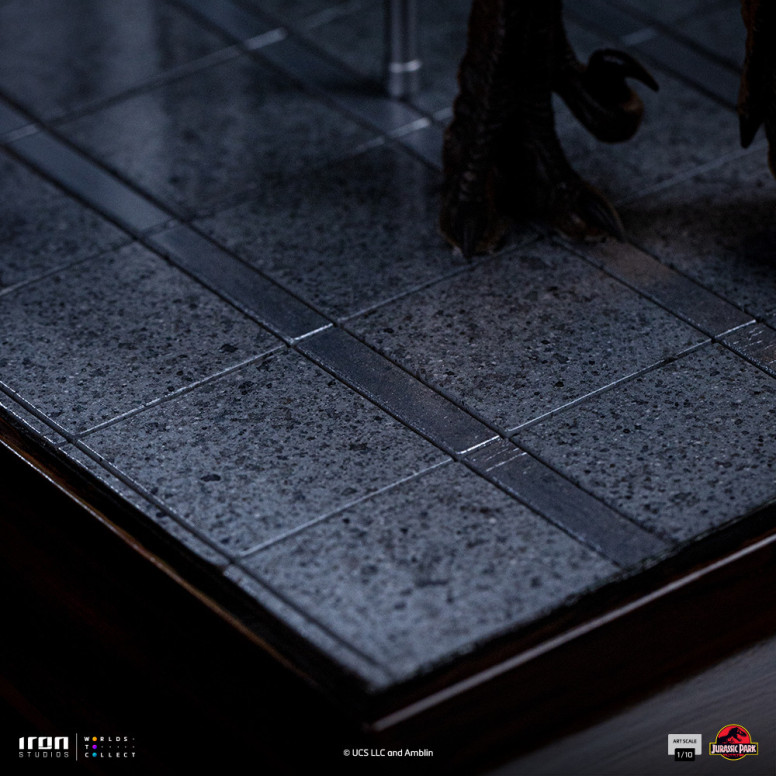 Iron Studios - Rapaces a las puertas de la cocina - Jurassic Park 1/10 Bds Art Scale