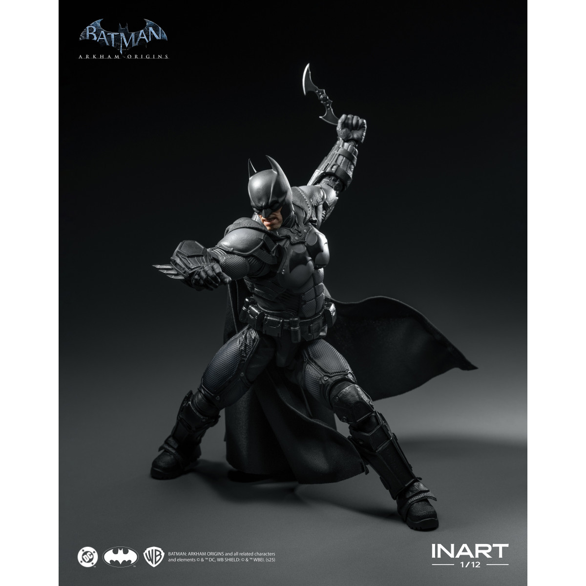 INART - Batman: Arkham Origins 1/12 Escala Figura Batman