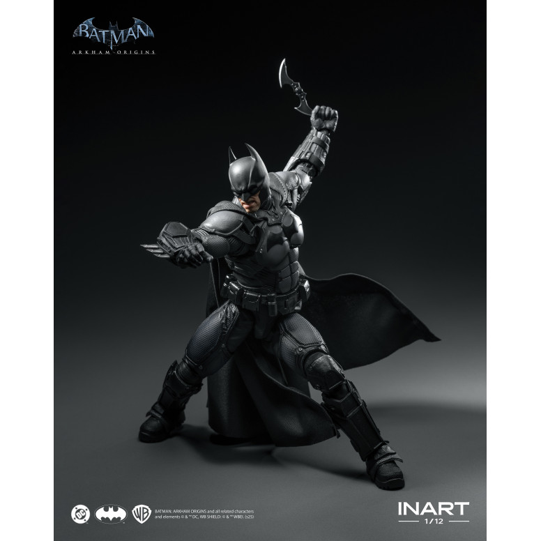INART - Batman: Arkham Origins 1/12 Escala Figura Batman