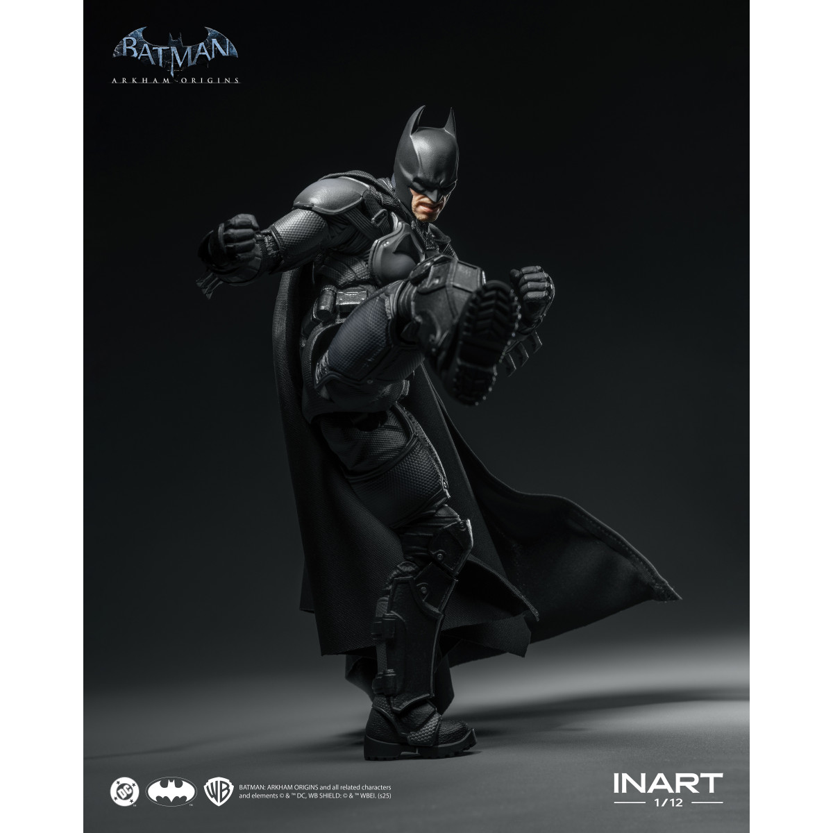 INART - Batman: Arkham Origins 1/12 Escala Figura Batman