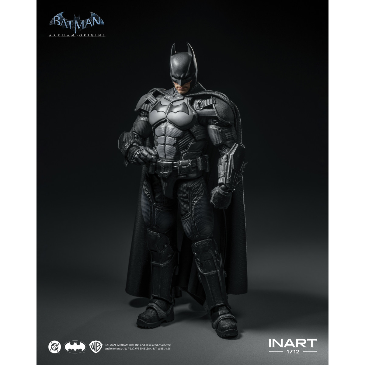 INART - Batman: Arkham Origins 1/12 Escala Figura Batman