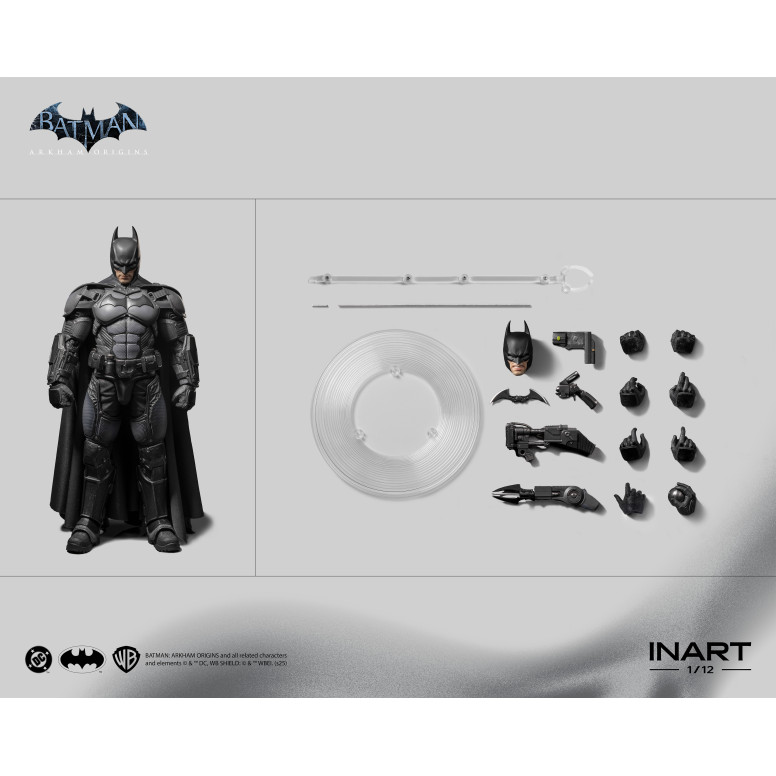 INART - Batman: Arkham Origins 1/12 Escala Figura Batman
