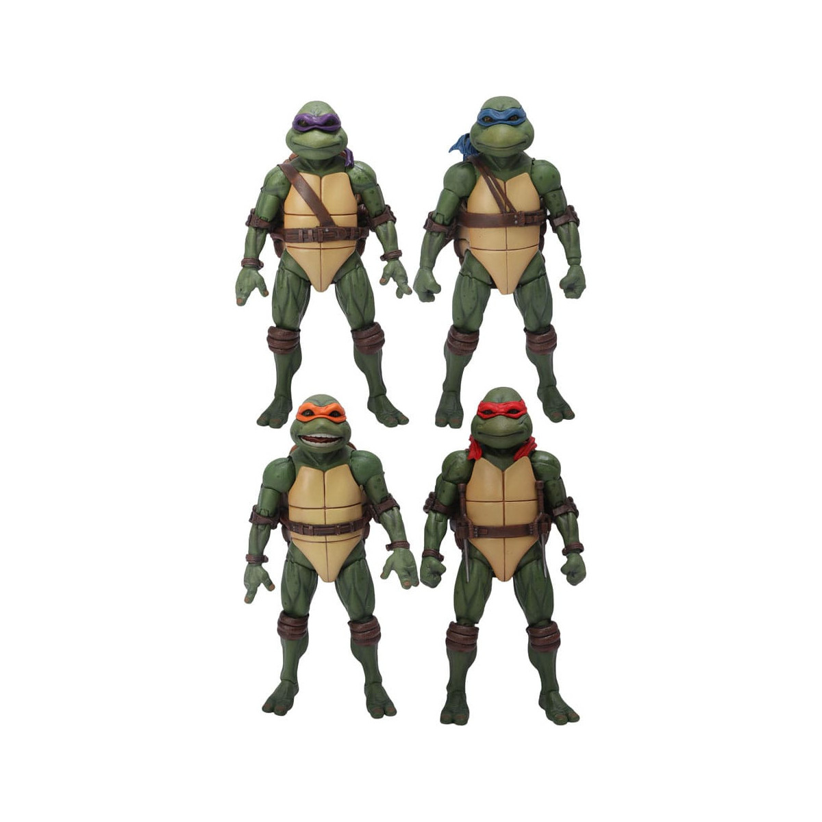 Mezco One 12 - Teenage Mutant Ninja Turtles (Película de 1990) Set de 4 figuras - Tortugas Ninja