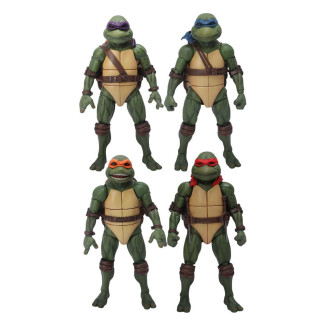 Mezco One 12 - Teenage Mutant Ninja Turtles (Película de 1990) Set de 4 figuras - Tortugas Ninja