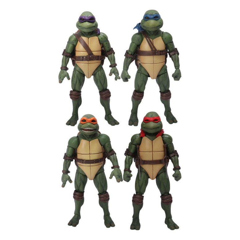 Mezco One 12 - Teenage Mutant Ninja Turtles (Película de 1990) Set de 4 figuras - Tortugas Ninja