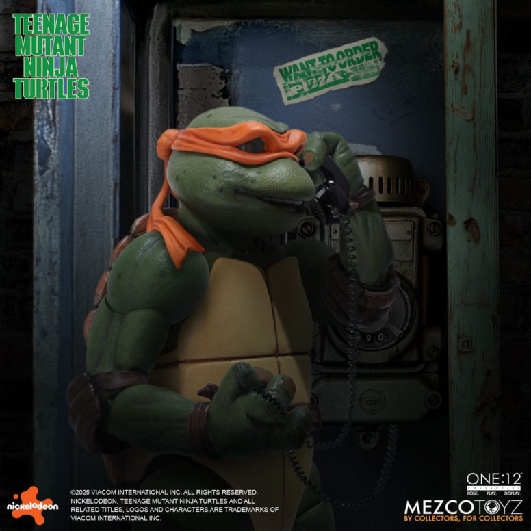 Mezco One 12 - Teenage Mutant Ninja Turtles (Película de 1990) Set de 4 figuras - Tortugas Ninja