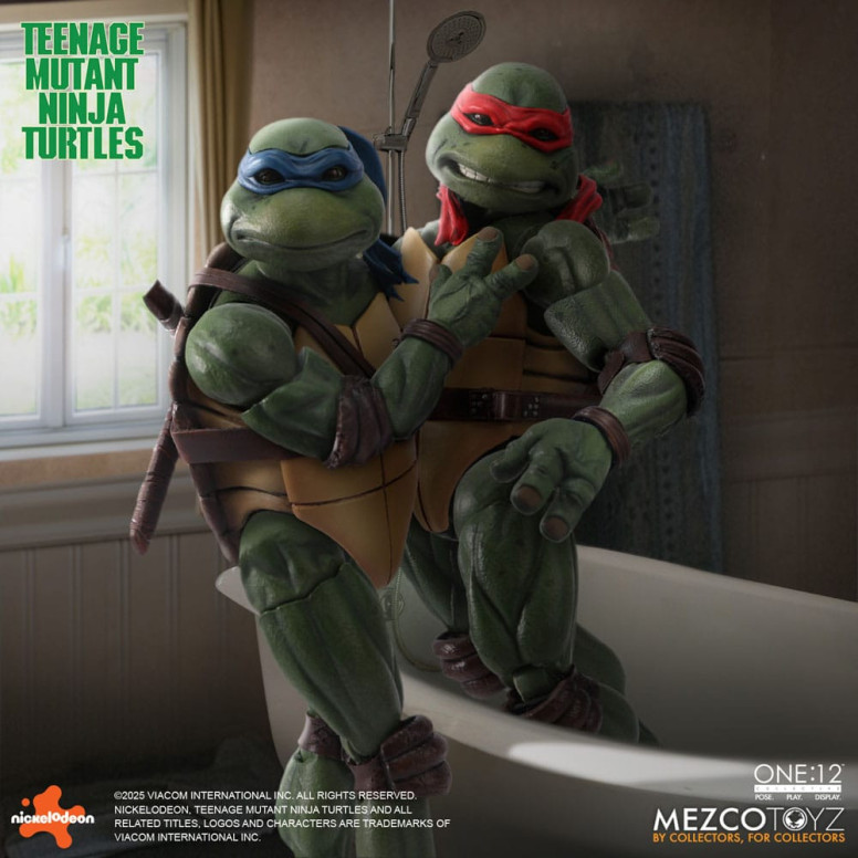 Mezco One 12 - Teenage Mutant Ninja Turtles (Película de 1990) Set de 4 figuras - Tortugas Ninja
