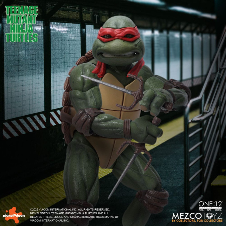Mezco One 12 - Teenage Mutant Ninja Turtles (Película de 1990) Set de 4 figuras - Tortugas Ninja