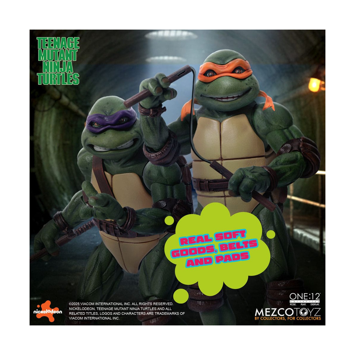 Mezco One 12 - Teenage Mutant Ninja Turtles (Película de 1990) Set de 4 figuras - Tortugas Ninja