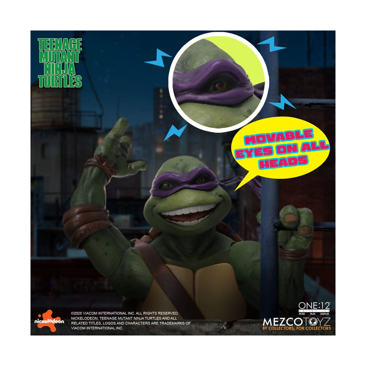 Mezco One 12 - Teenage Mutant Ninja Turtles (Película de 1990) Set de 4 figuras - Tortugas Ninja